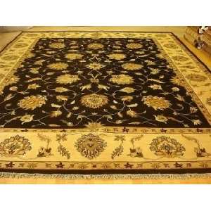  12x14 Hand Knotted Agra India Rug   120x148