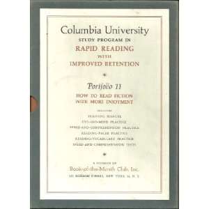  Columbia University Study Program in Rapid Reading with 