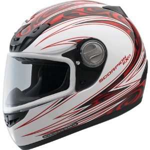  Scorpion EXO 400 Tsunami Full Face Helmet XX Large  Red 