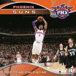 Phoenix Suns 2009 12 x 12 Team Wall Calendar  Sports 