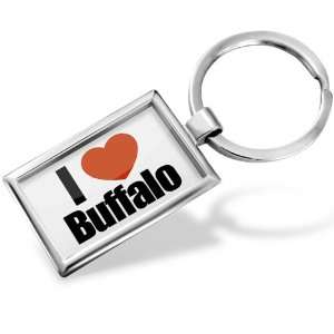 Keychain I Love Buffalo region New York, United States   Hand Made 