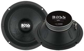 New BOSS SB8.8 8 900W Mid Bass Mid Range Car Speakers Drivers 