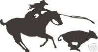 Rodeo Horse Equestrian Cowboy Trailer Sign Decal 13  