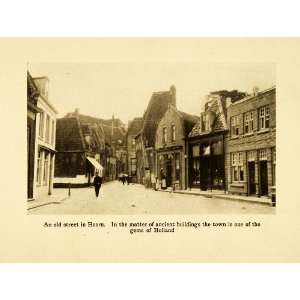  1912 Print Hoorn Holland Street Cityscape Ancient 