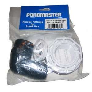  Pondmaster Pressurized Filter Parts, Bottom Drain Kit Pet 