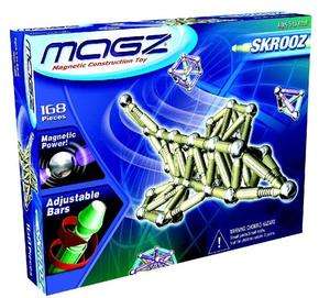 MagZ Magnetic Play Set SKROOZ 168 Construction S168  