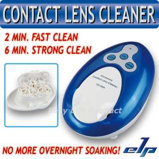 CD2900 Ultrasonic Contact Lens Cleaner 2 min Clean BLUE  