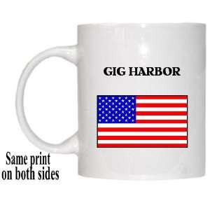  US Flag   Gig Harbor, Washington (WA) Mug 