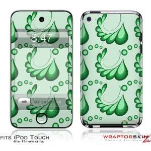  iPod Touch 4G Skin   Petals Green by WraptorSkinz 