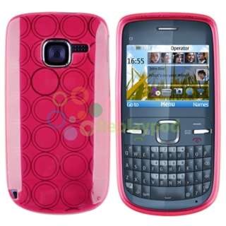 pink circle material tpu rubber size perfect fit accessory only
