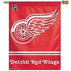 Detroit Red Wings BLACK Car Flag