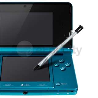 new generic metal w black cap retractable stylus for ninendo 3ds 