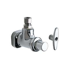  Chicago Faucets 1012 CP Chrome Plated 3/8 x 3/8 Angle Stop 