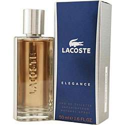 Elegance by Lacoste Mens 3 oz EDT Spray  