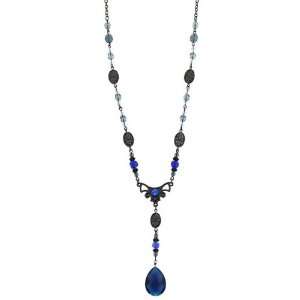  Moonlit Oasis Beaded Bow Tie Y Style Necklace Jewelry