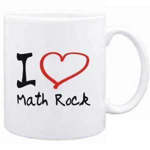  Mug White  I LOVE Math Rock  Music