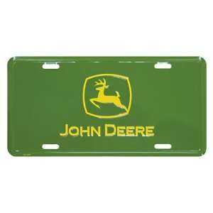  John Deere 2000 Logo Metal License Plate   KE62166