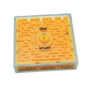  34502    Yellow 2 Sided Maze Puzzle Toys & Games