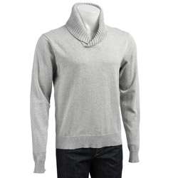 Michael Kors Mens Grey Shawl Collar Sweater  