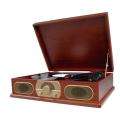 Studebaker SB6052 Wooden Turntable/ AM/FM Radio/ Cassette Player
