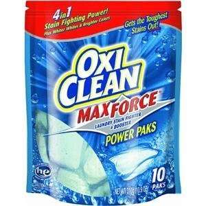  Oxi clean Max Force Power Paks, 10 Count Health 