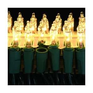  Set of 50 Dura Lit Clear Mini Christmas Lights   Green 