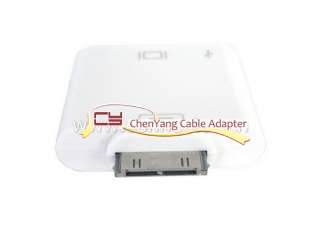 Apple iPad iPhone4 to HDMI and mini USB charger Adapter  