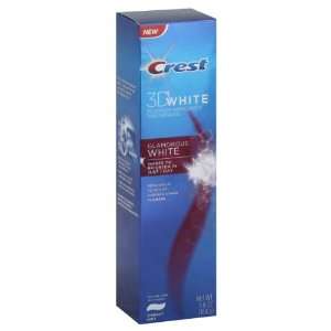 Crest 3d White Luxe Glamorous White Vibrant Mint Toothpaste, 5.8 Ounce