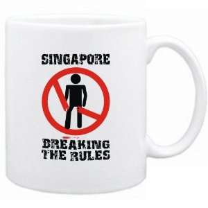   Singapore Breaking The Rules  Singapore Mug Country