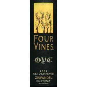  2009 Four Vines Zinfandel California Old Vine Cuvee 750ml 