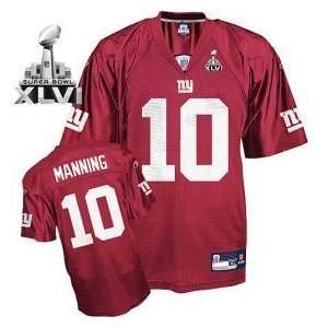 New Authentic New York Giants Eli Manning Reebok Super Bowl Jersey 