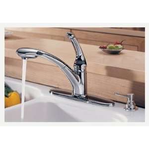  Delta Faucet 1 Handle Kitchen Faucet with Pull Out, 470 