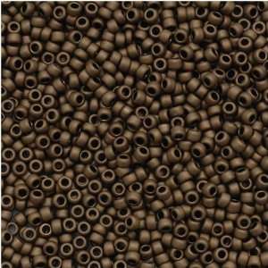  Toho Round Seed Beads 15/0 #702 Matte Dark Copper 8 Gram 