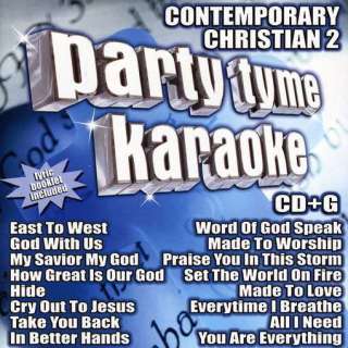 PARTY TYME KARAOKE   VOL. 2 CONTEMPORARY CHRISTIAN [CD NEW 