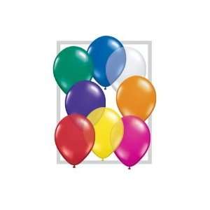  16 Assorted Color Jewel Tone Balloons 