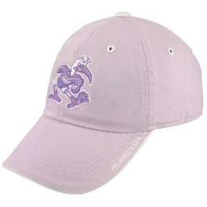 Miami Hurricanes Lilac Ladies Unstructured Hat  Sports 