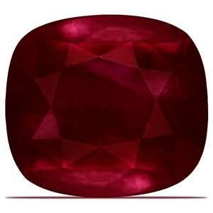  3.49 Carat Untreated Loose Ruby Cushion Cut (GIA 