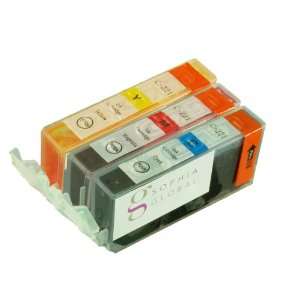   for Canon CLI 221 (1 Cyan, 1 Magenta, and 1 Yellow) Electronics