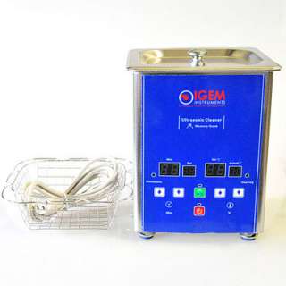   Ultrasonic Stainless Steel Cleaner with Touch Control Panel