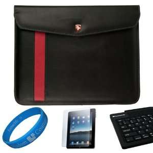 Diplomat Leather Envelope Carrying Case for 2012 Apple New iPad / iPad 