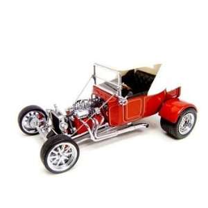  1925 Ford T Bucket Red Custom 118 Diecast Model Toys 