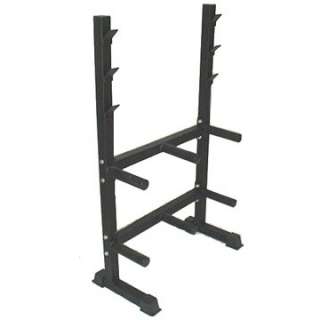 OLYMPIC HEAVY DUTY WEIGHT/BARS FRONT LOADING STORAGE RACK  