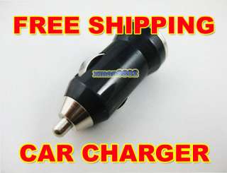 New USB Power Adapter Mini car charger cell phone Black  