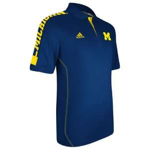  Michigan Wolverines Navy adidas 2012 Football Sideline 