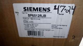 Siemens SP6512RJB 200A 5 Position Uni Pak Meter Center  