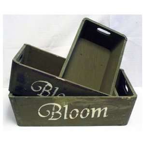  S/3 Bloom Plant Boxes Patio, Lawn & Garden