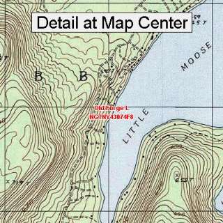  USGS Topographic Quadrangle Map   Old Forge L, New York 