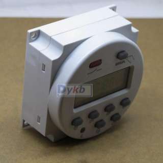 DC 12V LCD Digital Power Programmable Timer Time switch Relay 16A 