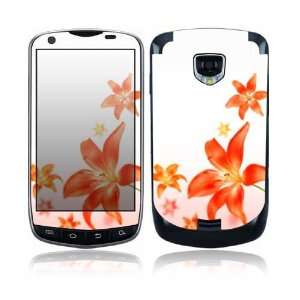 Flying Flowers Design Protective Skin Decal Sticker for Samsung Droid 