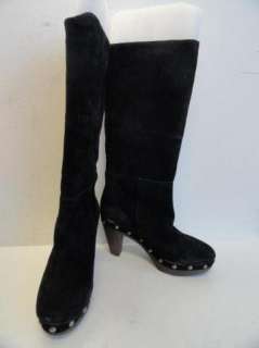 Steven by Steve Madden Womens Suede Clog Boots Black US Size 7  